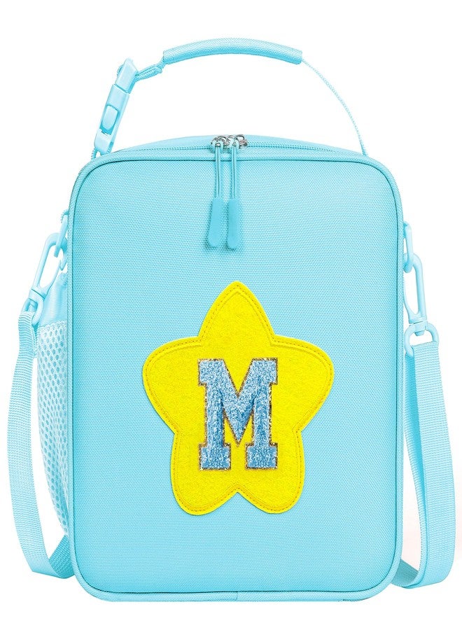 WOBAGMEN Insulated Lunch Bag for Work, School (Blue, M) - Image 1